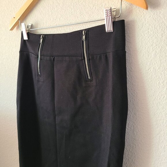 Fabletics US Women's Size S Leslie Pencil Skirt Black Stretch Knee Length NEW - Picture 3 of 11